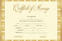 Marriage Certificate 10 – Word Layouts | Marriage regarding Quality Marriage Certificate Template Word 10 Designs