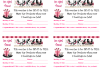 Mary Kay Flyers Templates. .Printable Mary Kay Party within New Mary Kay Gift Certificate Template