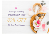 Massage Gift Certificate Template – Pdf Templates | Jotform inside Quality Spa Gift Certificate