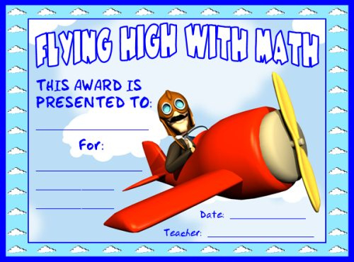 Math Awards Certificates pertaining to Quality Math Achievement Certificate Printable