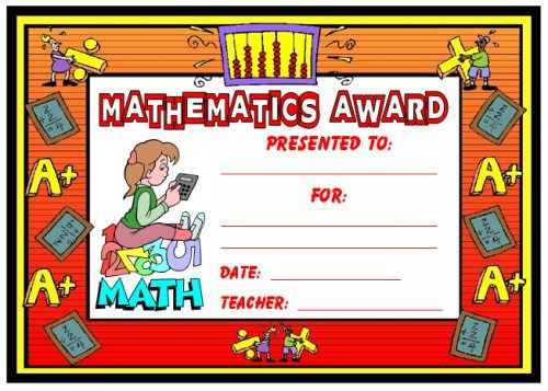 Math Awards Certificates | Teaching Math, School Award inside Math Award Certificate Template