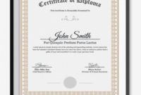 Microsoft Word Diploma Template Inspirational Diploma within Fresh Word 2013 Certificate Template