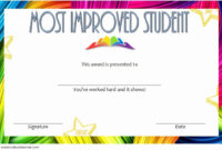 Most Improved Certificate Template Beautiful Most Improved pertaining to New Student Council Certificate Template 8 Ideas Free