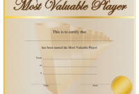Most Valuable Player Award Certificate Template Download with New Mvp Award Certificate Templates Free Download