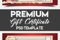 Movie Gift Certificate Psd Printable Regarding Movie Gift with Quality Movie Gift Certificate Template
