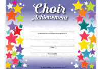 Music In Motion: Colorful Award Certificates Choir pertaining to Best Choir Certificate Template