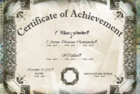 Noble Master Developer'S Blog » Championship Tournament in Certificate Of Championship