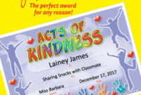 Nsd6053 Acts Of Kindness Editable Anytime Award Certificates intended for Unique Certificate Of Kindness Template Editable Free