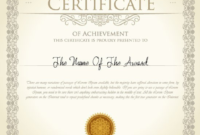 Pages Certificate Templates (4) | Professional Templates within Certificate Template For Pages