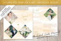 Photography Gift Certificate Template – Photo Gift Card – Layered Design #41 throughout Quality Photoshoot Gift Certificate Template