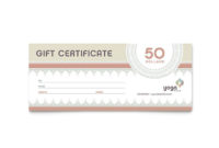 Pilates & Yoga Gift Certificate Template Design inside Yoga Gift Certificate Template Free