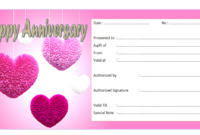 Pin On Anniversary Gift Certificate Template Free within Quality Anniversary Gift Certificate