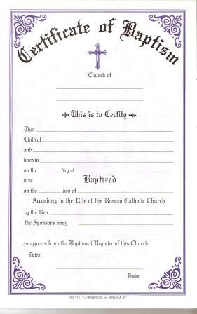 Pin On Baptism Certificate inside Roman Catholic Baptism Certificate Template