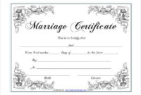 Pin On Certificate Design inside Best Blank Marriage Certificate Template