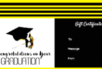 Pin On Certificate Template within Unique Graduation Gift Certificate Template Free