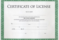 Pin On Certificate Templates in Certificate Of License Template