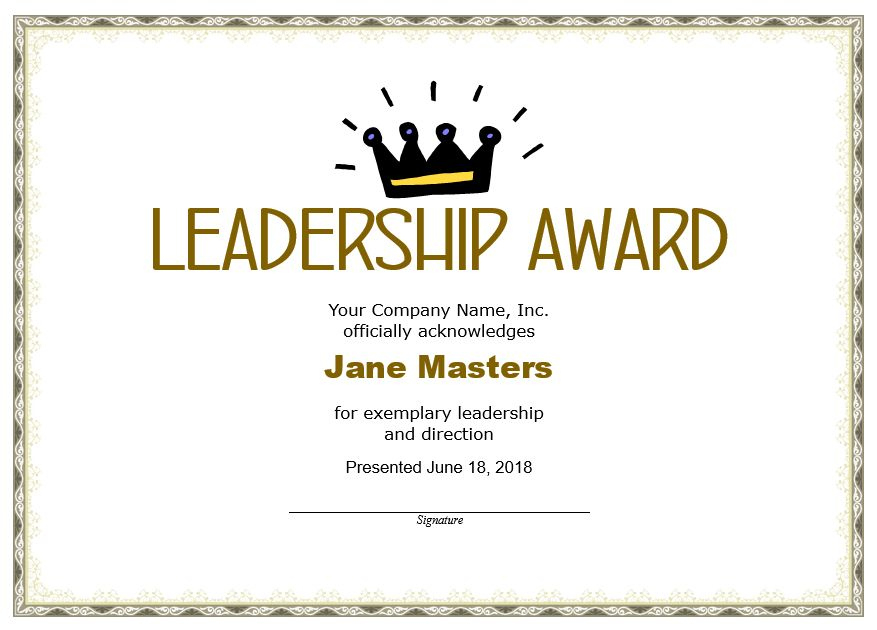Pin On Certificate Templates inside Quality Leadership Certificate Template Designs