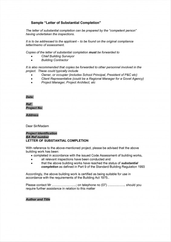 Pin On Certificate Templates regarding Certificate Of Substantial Completion Template