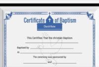 Pin On Examples Editable Certificate Templates for Baptism Certificate Template Word 9 Fresh Ideas