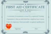Pin On First-Aid Certificate intended for Best First Aid Certificate Template Free