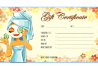 Pin On Free Spa Gift Certificate Templates For Word with regard to New Free Spa Gift Certificate Templates For Word