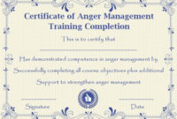 Pin On Libros with regard to New Anger Management Certificate Template