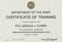 Pin On My Saves for Unique Army Certificate Of Completion Template