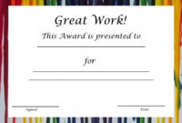 Pin On Paper Crafts ✫¸.•*´¯) (¯`*•.¸*°•♥ inside Unique School Certificate Templates Free