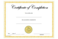 Pin On Poradniki for Certificate Of Completion Template Free Printable