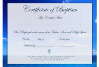Pin On Prayers, Quotes, Scripture, Printables with Best Baptism Certificate Template Word Free