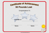 Pin On Printables for Fresh Weight Loss Certificate Template Free
