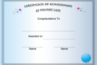 Pin On Printables regarding Unique Weight Loss Certificate Template Free 8 Ideas