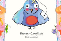 Pin On Ross-A-Roo inside Bravery Certificate Template 10 Funny Ideas