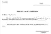 Pin On Sample Template Design intended for Template Of Certificate Of Employment
