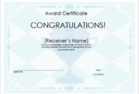 Pin On Sampleformats intended for Quality Winner Certificate Template Free 12 Designs