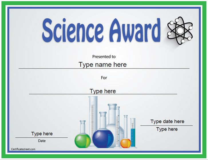 Pin On Science pertaining to Science Fair Certificate Templates