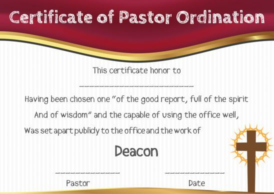 Pin On Templates intended for Ordination Certificate Templates