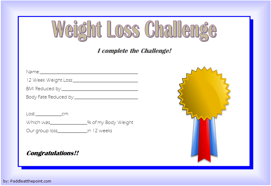 Pin On Winner Certificate Template Word Free within Fresh Weight Loss Certificate Template Free