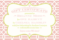 Pinlaryn Andjustin Bellar On Speechy-Keen | Printable inside Baby Shower Gift Certificate Template