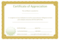 Pinmange Lazaro On Certificate Of Appreciation Templates pertaining to Best Certificate Of Appreciation Template Free Printable