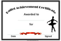 Pinsarah Collins On Glam | Certificate Templates, Free throughout Ballet Certificate Templates