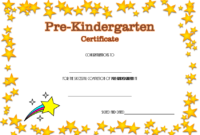 Pre-Kindergarten Diploma Certificate Free (Sparkle pertaining to Pre Kindergarten Diplomas Templates Printable Free