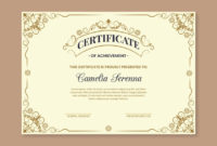 Premium Vector | Elegant Award Certificate Template intended for Winner Certificate Template