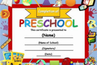 Preschool Graduation Certificate Editable Beautiful 10 Free in Unique 10 Free Editable Pre K Graduation Certificates Word Pdf