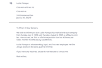 Previous Employment Verification Letter – Pdf Templates throughout New Employee Certificate Of Service Template