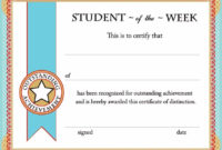 Printable Certificates & Awards | Calloway House | Student with regard to Student Of The Week Certificate Templates