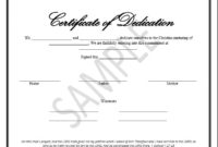 Printable Child Dedication Certificate Templates pertaining to Quality Baby Dedication Certificate Templates