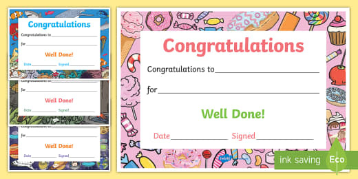 Printable Congratulations Certificate Template throughout Unique Job Well Done Certificate Template 8 Funny Concepts