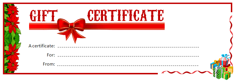 Printable Gift Certificate Ms Word Template | Office inside Printable Gift Certificates Templates Free