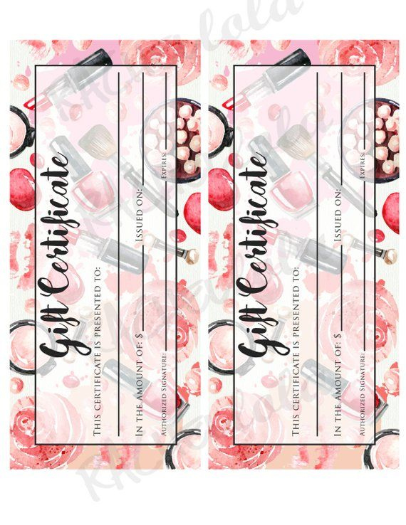 Printable Makeup Gift Certificate Template Mary Kay Avon for New Mary Kay Gift Certificate Template